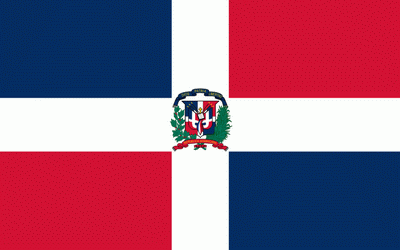 Флаг Доминиканы Доминиканской республики